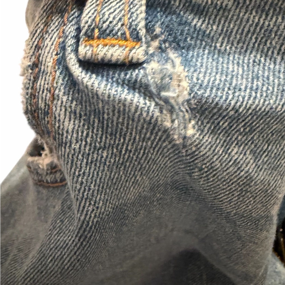 ABERCROMBIE & FITCH The Ankle Straight Ultra High Rise Jeans Distressed Size 8 - Picture 10 of 11